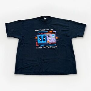 Vintage Black Activist Shirt Mens 2XL African American HBCU‎ 90s Rap Tee